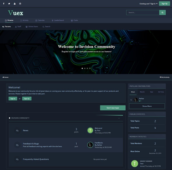 Nexxe theme. темный форум. Magnum theme. красивые стили форума. опера темная тема.